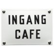 Horeca naambordje INGANG CAFE